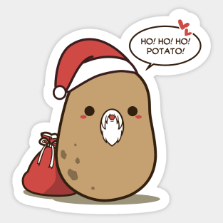 Hohoho Christmas Potato Sticker